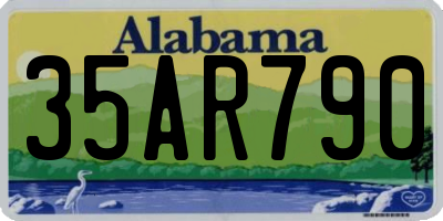AL license plate 35AR790