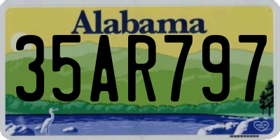 AL license plate 35AR797