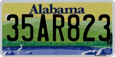 AL license plate 35AR823