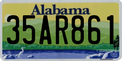 AL license plate 35AR861