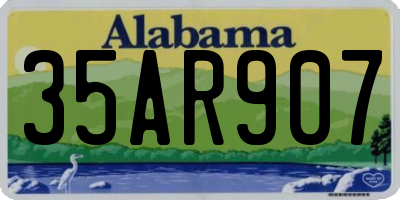 AL license plate 35AR907