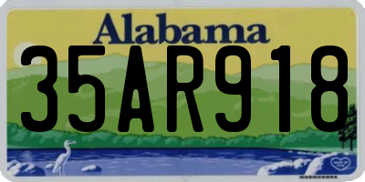 AL license plate 35AR918