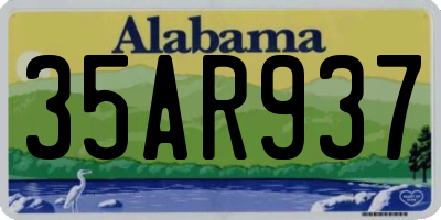 AL license plate 35AR937