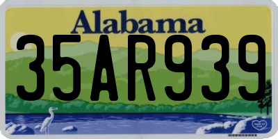 AL license plate 35AR939