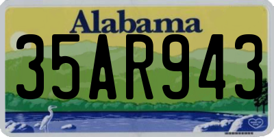 AL license plate 35AR943