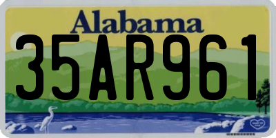 AL license plate 35AR961