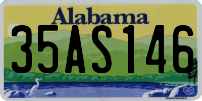 AL license plate 35AS146