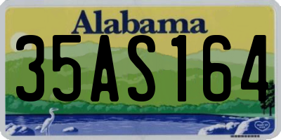 AL license plate 35AS164