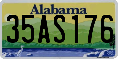 AL license plate 35AS176