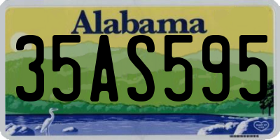 AL license plate 35AS595