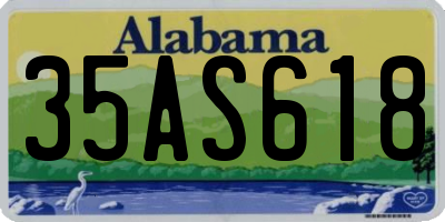 AL license plate 35AS618