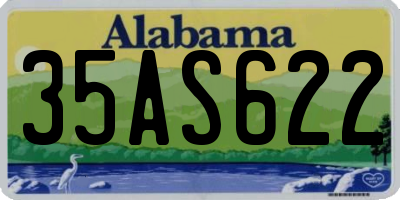 AL license plate 35AS622