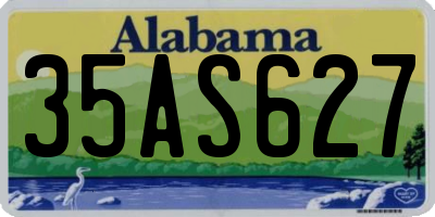AL license plate 35AS627