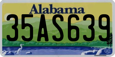 AL license plate 35AS639