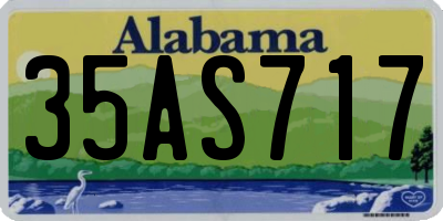 AL license plate 35AS717