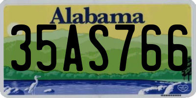 AL license plate 35AS766