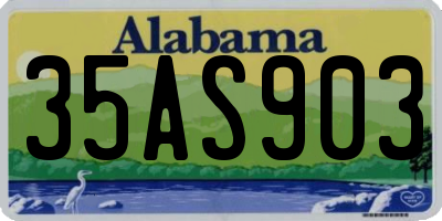 AL license plate 35AS903