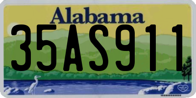 AL license plate 35AS911