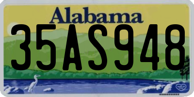 AL license plate 35AS948