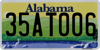 AL license plate 35AT006