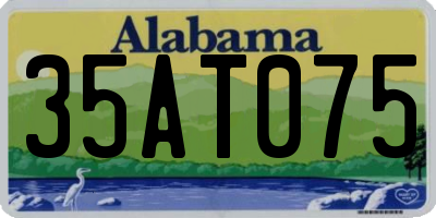 AL license plate 35AT075