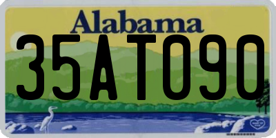 AL license plate 35AT090