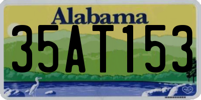 AL license plate 35AT153