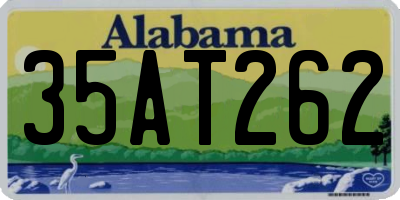 AL license plate 35AT262