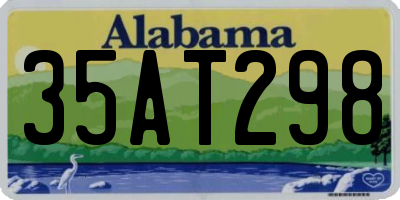 AL license plate 35AT298