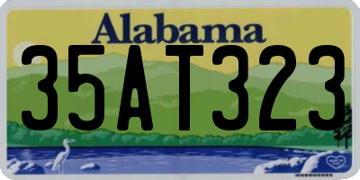 AL license plate 35AT323