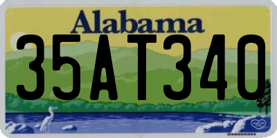 AL license plate 35AT340