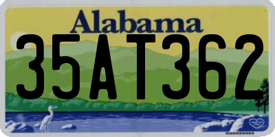 AL license plate 35AT362