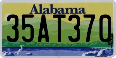 AL license plate 35AT370