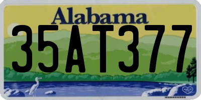 AL license plate 35AT377