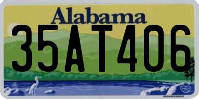 AL license plate 35AT406