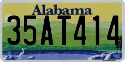 AL license plate 35AT414