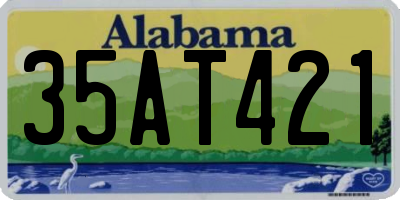 AL license plate 35AT421