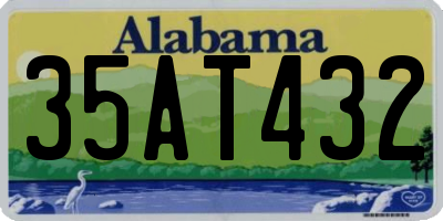 AL license plate 35AT432