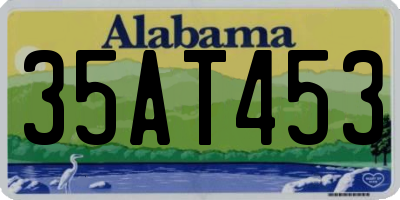 AL license plate 35AT453