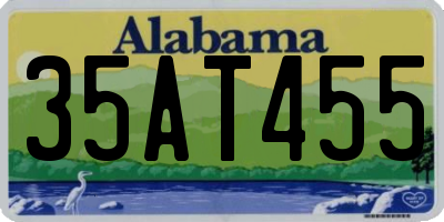 AL license plate 35AT455