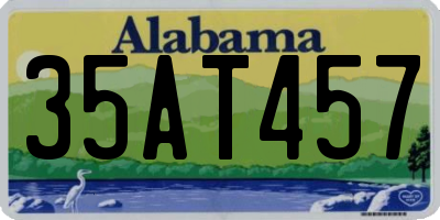 AL license plate 35AT457