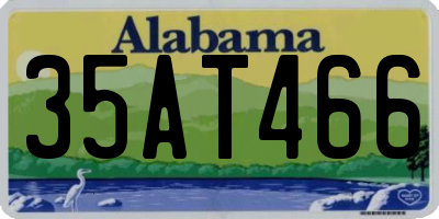 AL license plate 35AT466