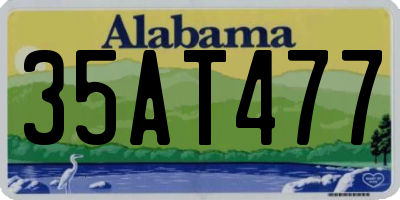 AL license plate 35AT477