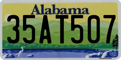 AL license plate 35AT507