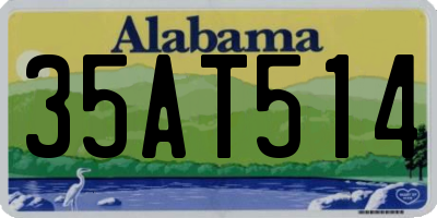 AL license plate 35AT514