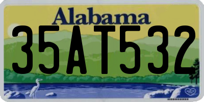AL license plate 35AT532