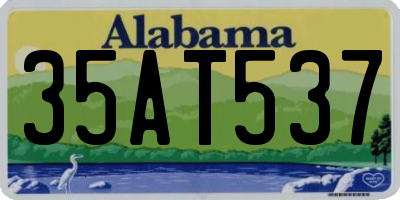 AL license plate 35AT537
