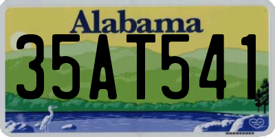 AL license plate 35AT541