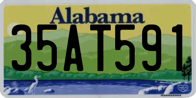 AL license plate 35AT591