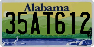 AL license plate 35AT612